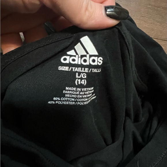 Adidas long sleeved hooded tee - Picture 3 of 5